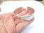 Bracelet Blanks Bangle Blanks Cuff Blanks Adjustable Bracelet Blank Antique Silver Plated Brass ( 20mm ) G8194