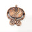 Antique Copper Pendant Antique Copper Plated Metal (50x40mm) G15772