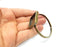 Bracelet Blank Cuff Bezel Resin Cuff inlay Blank Glass Cabochon Base Bezel Hammered Adjustable Antique Bronze Bracelet (25x25mm ) G15989
