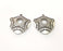 2 Silver Charms Antique Silver Plated Charms (28mm) G17835