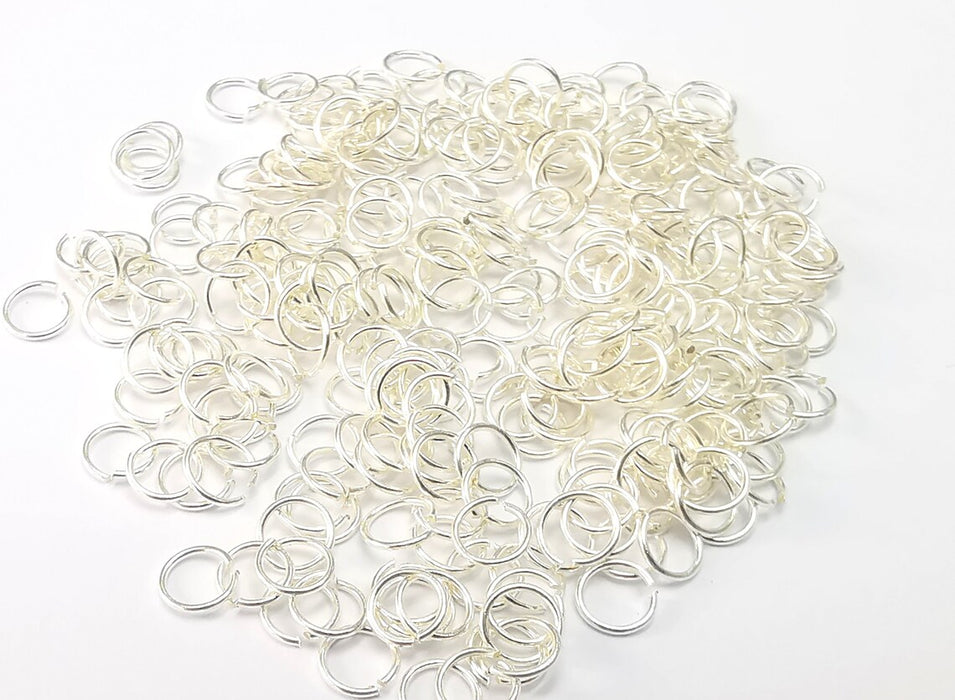 20 Pcs Sterling Silver Jumpring 5mm, 22ga (Thickness 0.6mm - 22 Gauge) 925 Solid Silver Jumpring Findings G30184