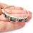 Bracelet Bezel Cuff Blank Resin Mountings Cabochon Base Settings Antique Silver Plated Brass Adjustable Bracelet (10 8 6 mm) G34084