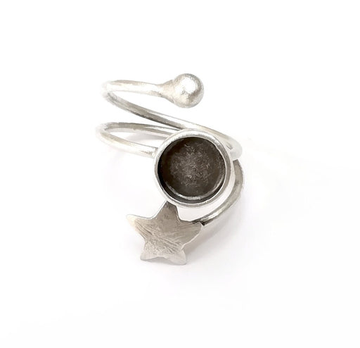 Silver Ring Blanks, 3ct. by Bead Landing™