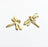 Dragonfly Charms Pendant Gold Plated Brass (24x19mm) G34599
