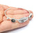 Leaf Bracelet Blank, Wire Wrapped Cuff, Bangle Bezel, Resin Blank, Wristband Cabochon Base, Adjustable Antique Silver Brass (8mm) G34925