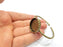 Bracelet Blank Cuff Bezel Resin Bangle inlay Blank Glass Cabochon Base Bezel Hammered Adjustable Antique Bronze Bracelet (25mm ) G15988