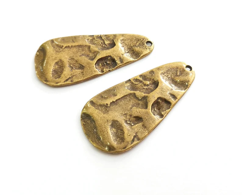 2 Antique Bronze Charm Antique Bronze Charm (46x22mm) G24941