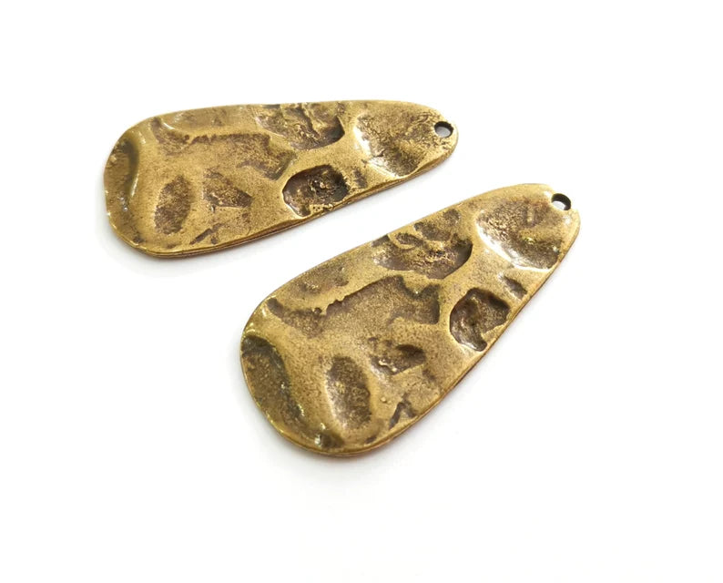 2 Antique Bronze Charm Antique Bronze Charm (46x22mm) G24941