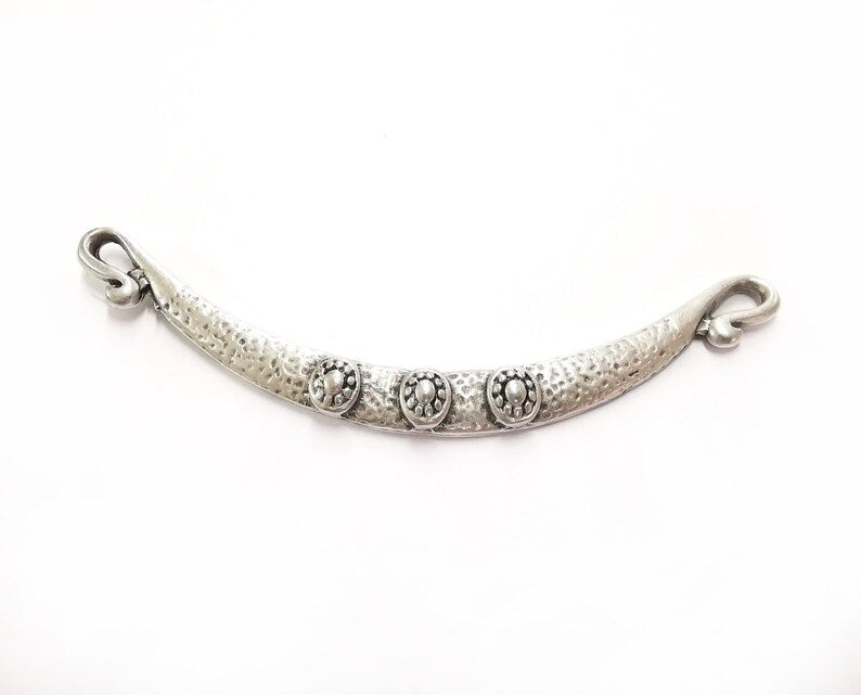 Silver Pendant Connector Antique Silver Plated (115mm) G20726