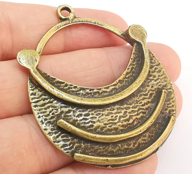 Antique Bronze Pendant Antique Bronze Plated Pendant (58x47mm) G22217