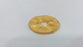 2 Gold Round Charms, Gold Plated Metal (20 mm) G17867