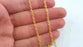 1 mt Gold Cable Chain (3x4 mm) Gold Plated Chain 1 Meter - 3.3 Feet G19165