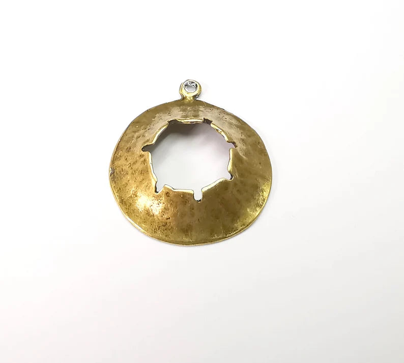 Antique Bronze Plated Charms (38x33mm) G33560