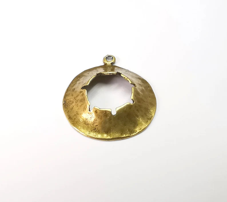 Antique Bronze Plated Charms (38x33mm) G33560