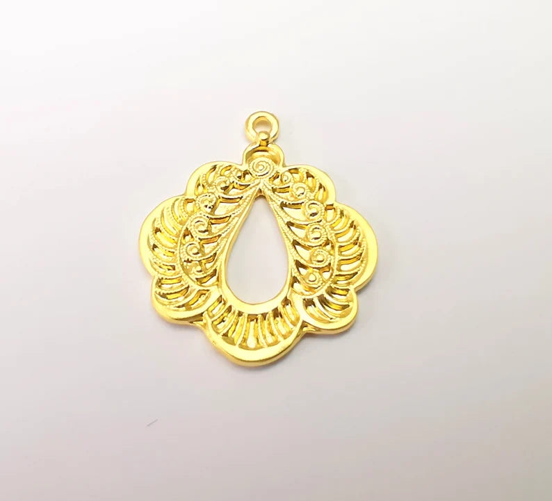 Gold Plated Charms Gold Plated DIY Charms (31x25mm) G33640