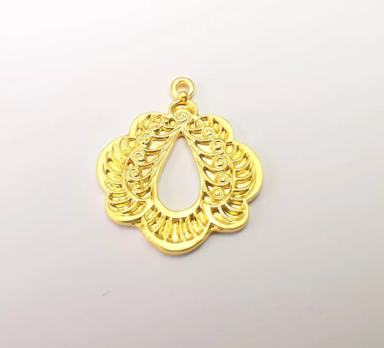 Gold Plated Charms Gold Plated DIY Charms (31x25mm) G33640
