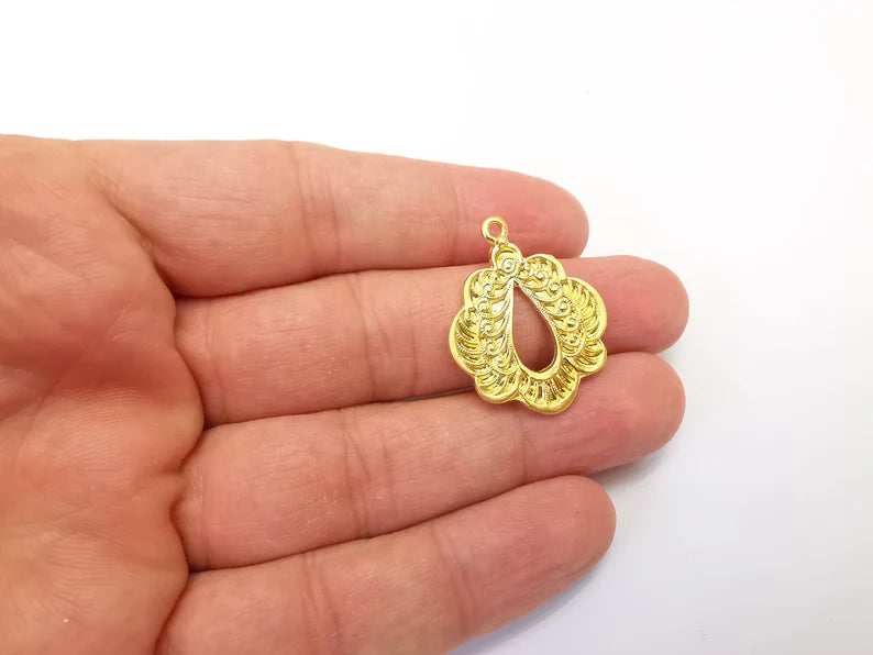 Gold Plated Charms Gold Plated DIY Charms (31x25mm) G33640