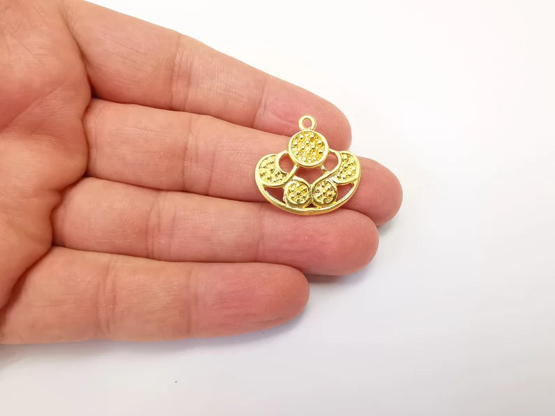 Gold Plated Charms Gold Plated DIY Charms (26x24mm) G33642