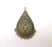 Antique Bronze Charms Connector Antique Bronze Plated Dangle Charms (64x40mm) G33660