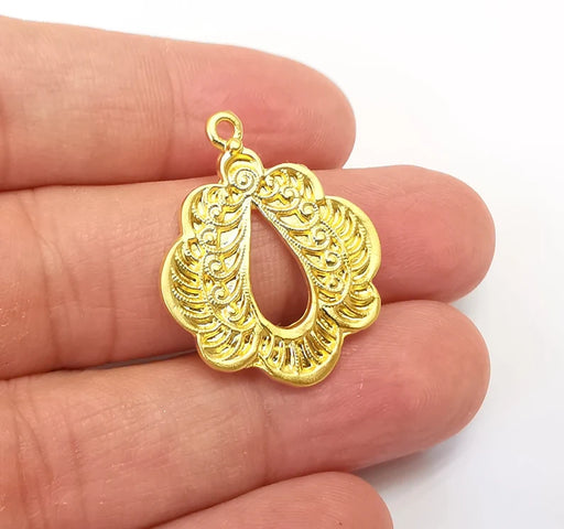 Gold Plated Charms Gold Plated DIY Charms (31x25mm) G33640