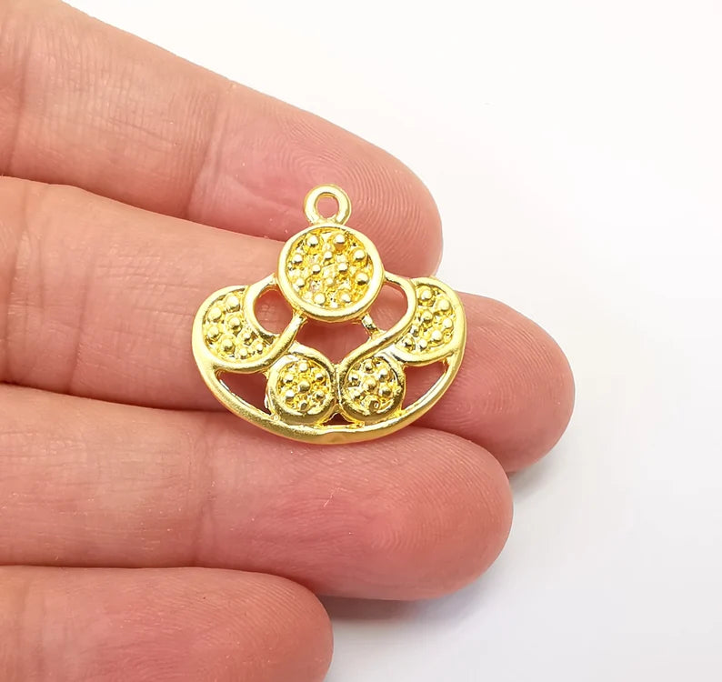 Gold Plated Charms Gold Plated DIY Charms (26x24mm) G33642