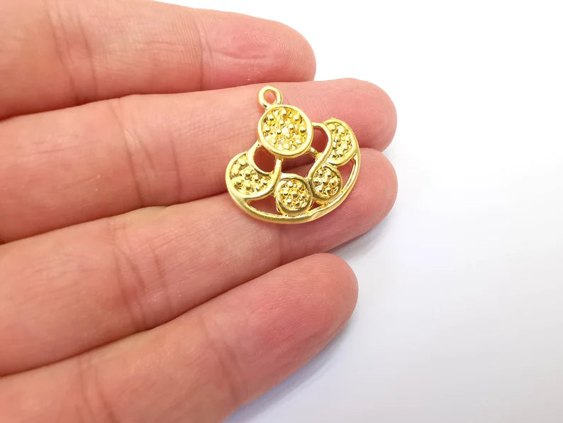 Gold Plated Charms Gold Plated DIY Charms (26x24mm) G33642