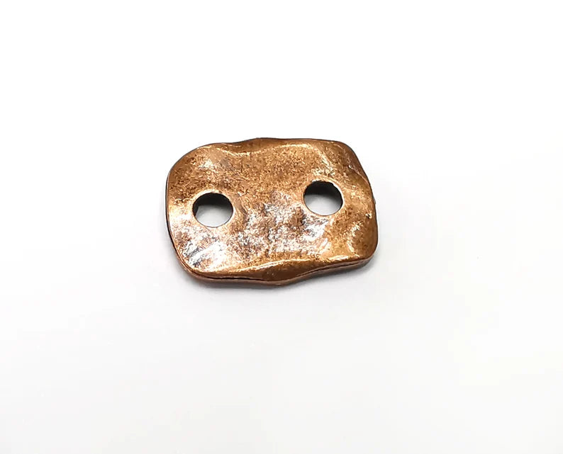 4 Antique Copper Connector Charms Antique Copper Plated Charms (17x13mm) G33708