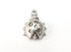 4 Lady Bird Bug Charms Antique Silver Plated Charms (19x14mm) G33829