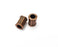 4 Cylinder Tube Beads Antique Copper Plated Metal Beads (12x9mm) G34007