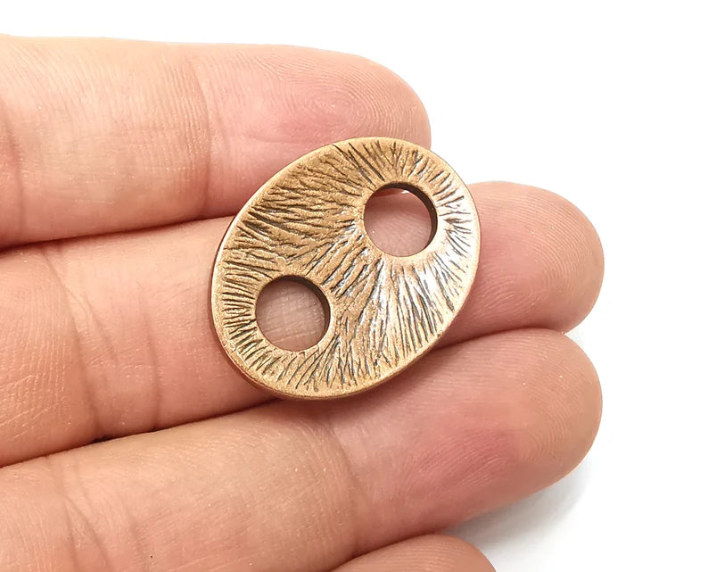 Antique Copper Connector Charms Antique Copper Plated Charms (29x22mm) G34011