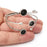 Wire Silver Bracelet Brass Cuff Blank Bezel Glass Cabochon Base Adjustable Antique Silver Brass (8 mm blank) G34106