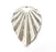 Scallop Charms Antique Silver Plated Charms (57x41mm) G34143