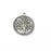 Tree Charms, Antique Silver Plated (40x33mm) G34186
