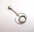 Circles Dangle Pendant Base Setting Bezel Blank Antique Silver Plated Brass Pendant (60x30 mm) (16mm blanks) G25006