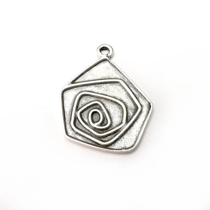 Silver Charms, Antique Silver Plated (41x31mm) G34210