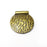 Disc Pendant, Antique Bronze Plated Pendant (31x28mm) G34315