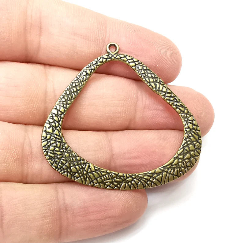 Antique Bronze Charms Antique Bronze Plated Charms (47x44mm) G34312