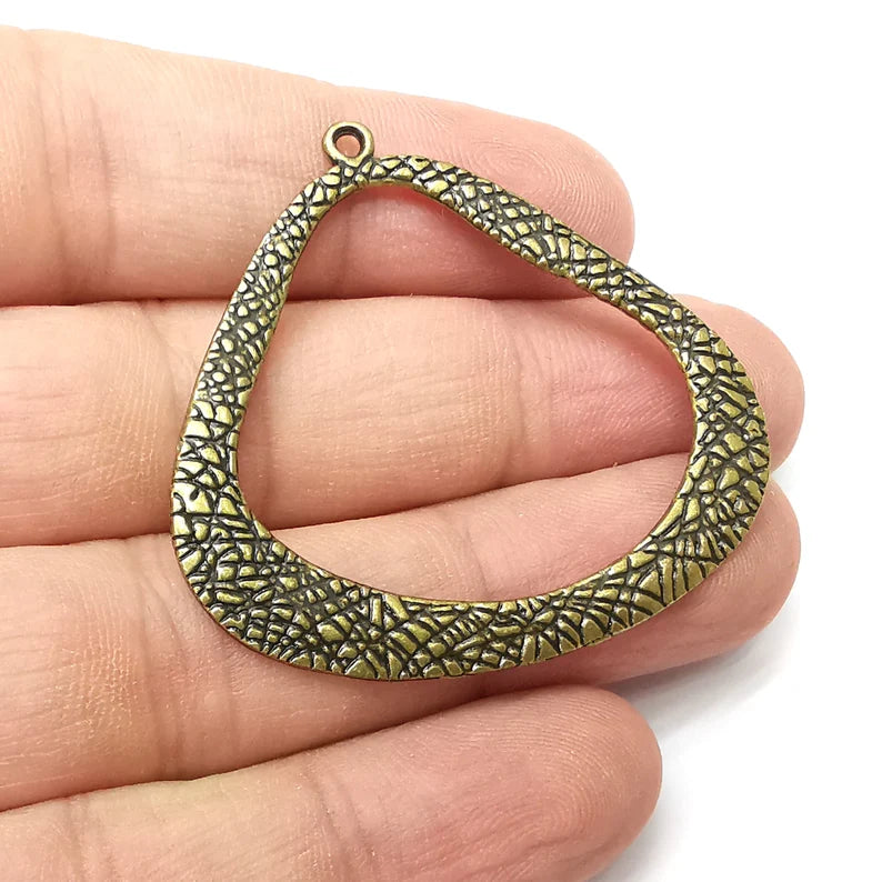 Antique Bronze Charms Antique Bronze Plated Charms (47x44mm) G34312