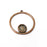 Circles Round Charm Blank Base Antique Copper Plated 40x36mm (Blank Size 10mm) G34314