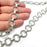 Twisted Antique Silver Round Chain (17mm) Antique Silver Plated Chain (1 Meter - 3.3 feet ) G34545