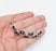 Round Bracelet Bezel Cuff Blank Resin Mountings Cabochon Base Setting Antique Silver Plated Brass Adjustable Bracelet Bezel (8mm) G34629