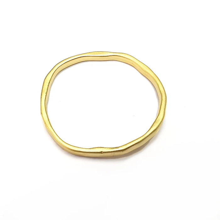 Circle Hoop Charms,Finding Gold Plated Charms (36mm) G34592