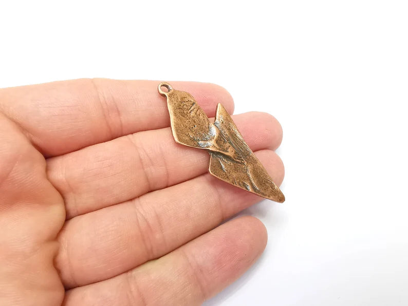 Antique Copper Dangle Charms Antique Copper Plated Charm (56x22mm) G34674