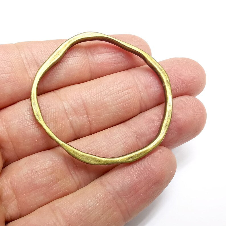 Circle Jewelry Findings Antique Bronze Plated (49mm) G34811