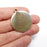 Antique Bronze Round Charms, Antique Bronze Plated (39x33mm) G34772