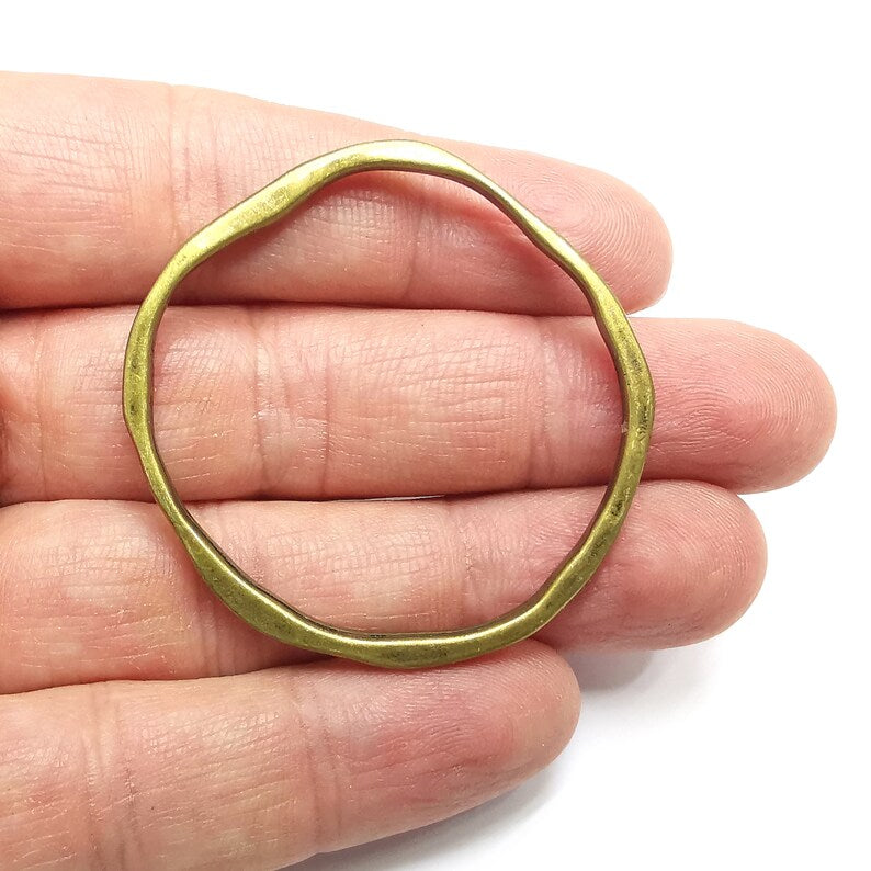 Circle Jewelry Findings Antique Bronze Plated (49mm) G34811