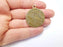 Bronze Medallion Charms, Locket Pendant, Ethnic Pendant, Rustic Charms, Tribal Pendant, Boho Charm, Antique Bronze Plated (39x33mm) G34981