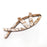 Fish Pendant, Nautical Pendant, Antique Copper Plated (91x31mm) G34956