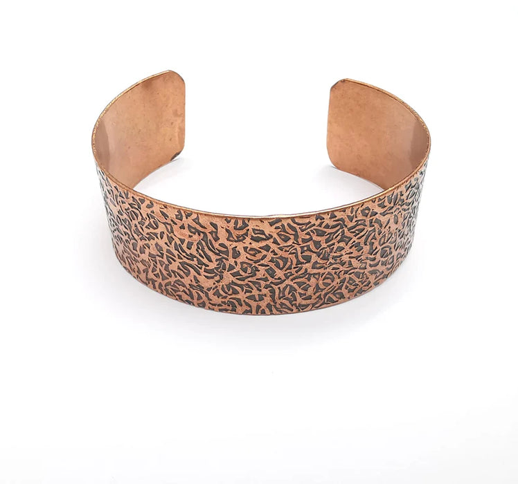 Branch Bracelet, Cuff Blank, Bracelet Base, Antique Copper Plated Brass Adjustable Bracelet (20mm) G35733