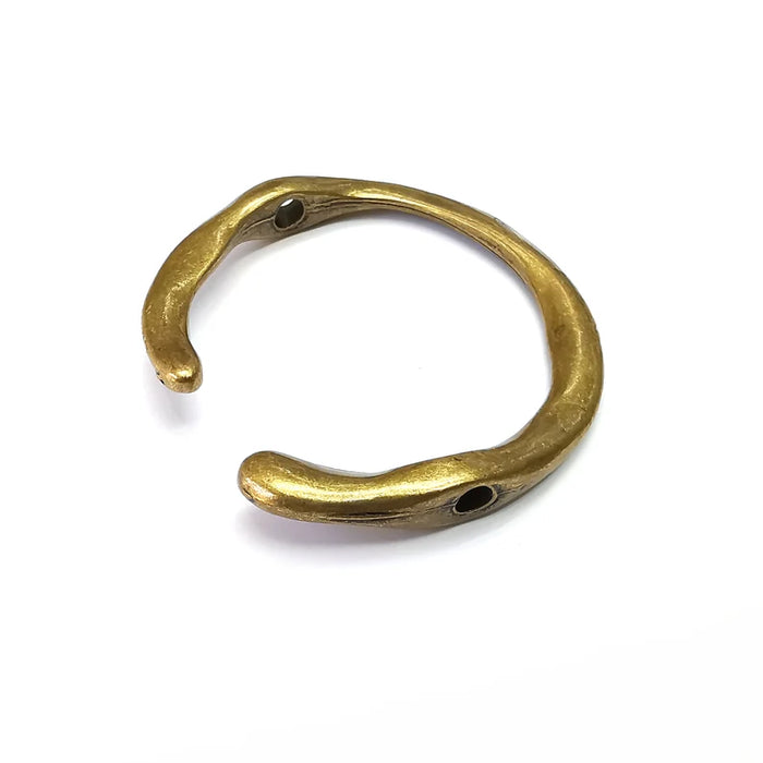 Bronze Connector, Necklace Parts, Jewelry Parts, Pendant Component, Antique Bronze Finding, Antique Bronze Plated (60mm) G35771
